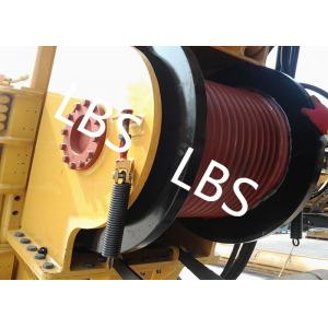 Single Drum Marine Anchor Winch Left And Right Rotation Direction LBS / Helical Grooving