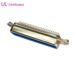 China Centronic Solder Pins Female DDK Ribbon Cable Connector With nuts supplier