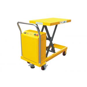 Single Electric Scissor Lift Table Truck High Strength With 900mm Lifting Height