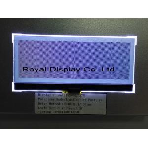 China Do módulo gráfico do LCD da RODA DENTEADA de STN/FSTN 192*64 Dots Size luminoso branco personalizado do LCD mono supplier