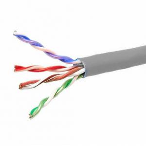 China AI Mylar Cat5e Lan Cable 24AWG BC HDPE Solid Bare Copper wholesale