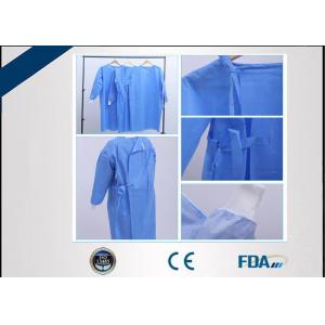 Reinforced Waterproof Surgical Gowns Disposable Sterilized / Non Sterilized