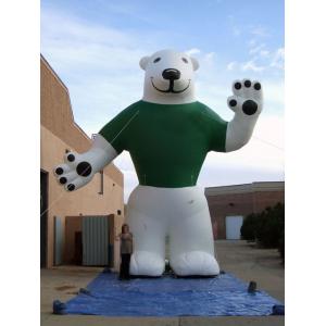 Polar Bear Inflatable Advertising Products Inflatable Mascot Water Resistant