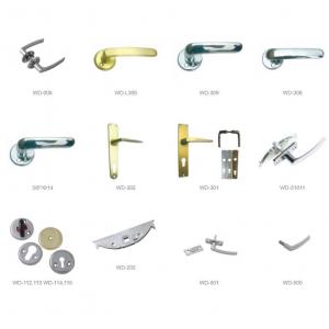 Chrome Internal Steel Door Handles 40mm-60mm Door Thickness