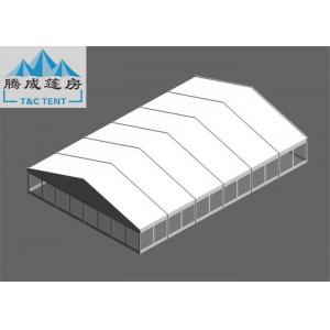 China 20x30m Snowproof Flame Retardant White PVC Aluminium Alloy Tent With Clear / Sandwich Wall For Celebration supplier