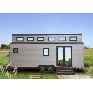 Modern Prefab Modular Home Luxury Caravan Tiny House On Wheels Shipped By 40 FR Shipping Container