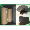 China Pure Wood Pulp Dark Black Uncoated Paper For Making Soft Cover Book End Sheet wholesale