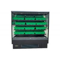 China Self Contained Open Face Vertical Multi-deck Display Fridge with basket on sale