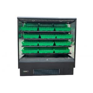 Self Contained Open Face Vertical Multi-deck Display Fridge with basket