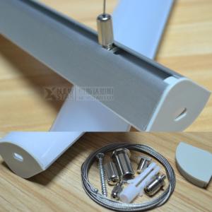 China 20mm width PCB strip light pandent aluminum profile suspended mounted Aluminum channel accessory for home lihgting supplier