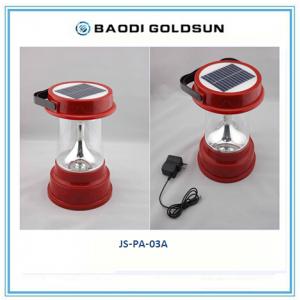 Solar rechargeable emergency camping light