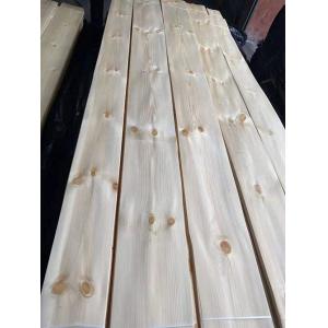 OEM Natural Wood Veneer Flat Cut Knotty Pine 12% Moisture 250cm Length