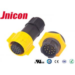 China Power Signal Waterproof Circular Connectors 18 Pin For Outdoor Electronic Distribution supplier