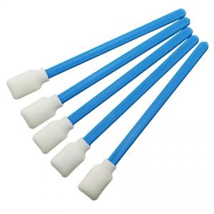 China PU Foam Mold Cleaning Swab With Black PP Handle 12pcs/Bag supplier