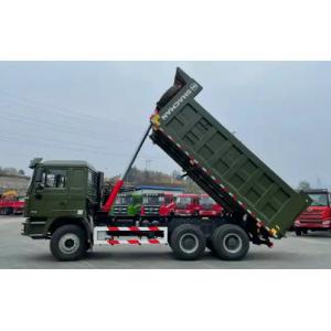 China 200-400l Fuel Tank Capacity Heavy Tipper Truck Flat Roof / High Cab supplier