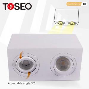 RoHS LED Ceiling Spotlights Surface Mounted Indoor Led Twin Head Spotlights