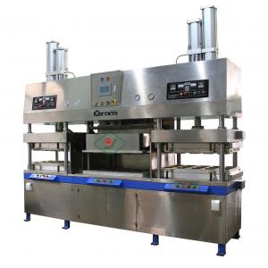 Semi Automatic Tableware Making Machine Pulp Meal Box Making Machine 6-8 Ton / Day