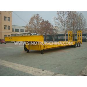 13.5M Low-bed Semi-trailer  3 PCS BPW axles 315/80R22.5 tyres  ABS  Optional