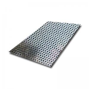 China Premium Food Grade Perforated 316 Stainless Steel Sheet For Baking Trays Corrosion Resistant supplier