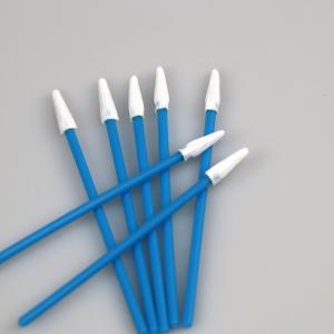 China Mini Pointed Sharp Head Dustless Disposable Cleanroom Polyester Swab supplier