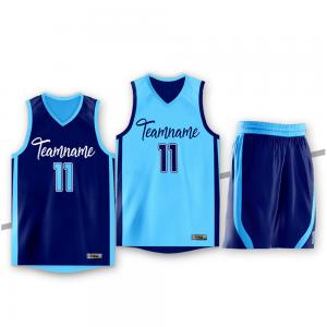 China V Neck Washable Basketball Shirt Jerseys Breathable Harmless supplier