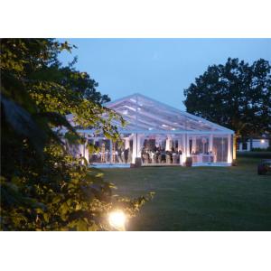 Clear PVC Fabric Marquee Tents With Aluminium Frame For Business Service