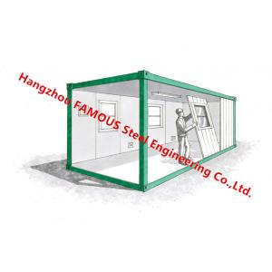 Light Steel Structure Flat Pack Container Conversion Units And Shipping Mobile Park Homes