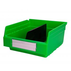 China Solid Plastic Nesting Bin Storage Tray with Divider Industrial Warehouse Storage Solution supplier
