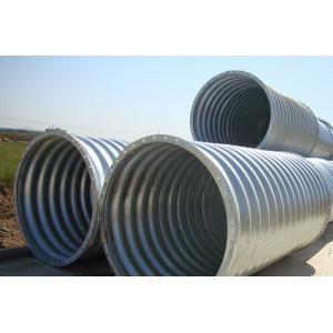 Steel Pipe / Corrugated Steel Pipe Culvert is a flexible structure adapt to different terrain subsidence