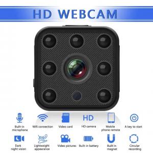 China SD Card CCTV Mini WiFi Security Camera 1920x1080P 900mAh Phone Remote supplier
