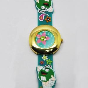 China 3D Cartoon Kids Waterproof Watch With Alloy Case And Silicone Band supplier