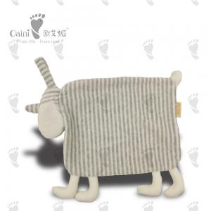 Customised Huggable Baby Comforter Toy Stripe Sheep Sleep Comforter Toy