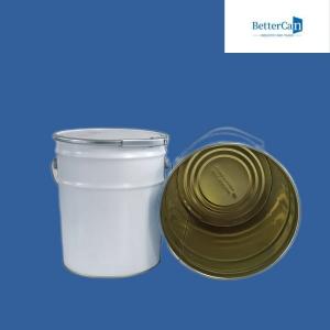 ISO9001 5 Gallon Aluminum Bucket , Painted Metal Bucket