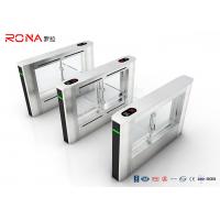 China Office Building RFID Swing Gate Turnstile Glass Gate For Access Control System on sale