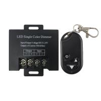 China Wireless RF Remote LED Controller Dimmer Single Color With 30A 720W High Power on sale