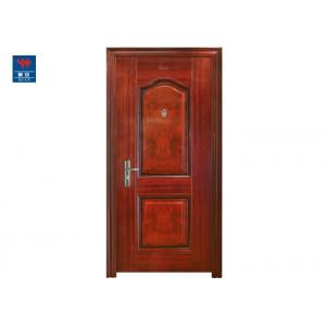 China Wrought Iron Door Metal Security Fireproof Steel Door supplier