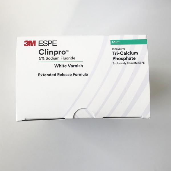 3M ESPE Dental Light Cure Unit 5% Sodium Fluoride White Varnish Mint Flavor