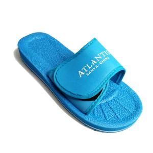China Blue Men'S Fashion Sandals , Eva Sole Slippers With Adjustable Straps supplier
