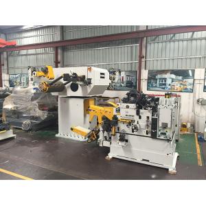 China Automotive Processing 3 In 1 Servo Feeder , Metal Uncoiler Stamping Feed Line supplier