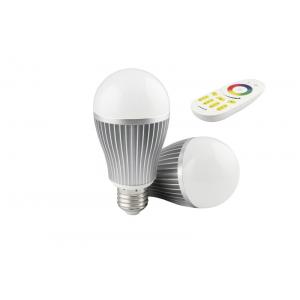 China Wide voltage Remote E27 9W RGBW 2.4G wifi contol LED bulb by smart phone RF controller supplier