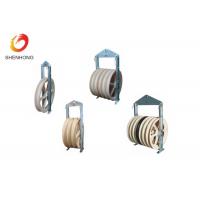 China Overhead Transmission Line Wire Rope Pulleys 822mm Large Diameter Stringing Block on sale