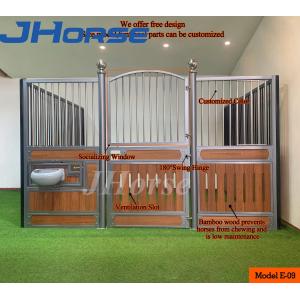 Galvanized Temporary Stainless Steel Outdoor European Horse Stalls Individual