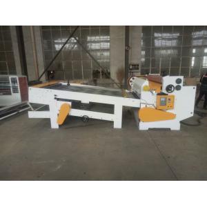 China Corrugated Paper Board Reel To Sheet Cutting Machine , Paper Reel To Sheet Cutting Machine With Stacker supplier