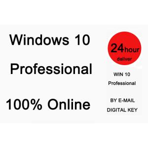China PC Microsoft Windows 10 License Key , Windows 10 Pro Activation Key 32/64 Bit wholesale