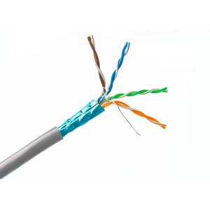 China Cat. 5e FTP Network Cable LSZH(Low smoke halogen free) cable 4 Pairs Screened copper Lan Cable supplier