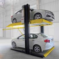 China 2 Post Double Deck Hydraulic Car Parking Lift Vehicle Equipment For Home Garage on sale