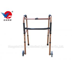 Easy Operation 4 Leg Crutches With Casters Train Walking And Enhance Muscle Strength