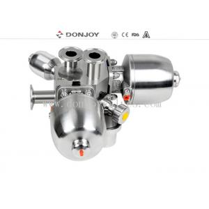 China DONJOY sanitary multiport Pneumatic Diaphragm Valve , multiport sanitary valve supplier