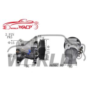 China RC. ¿Qué quieres decir?600.225 Compresor de aire acondicionado para automóviles 51786321 para Palio Fire Uno Siena WXFT023 supplier