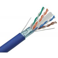 China FTP CCA Conductor Cat6 Ethernet Cable 4 Pair 305m 23AWG HDPE Category 6 Lan Cable on sale